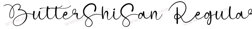 ButterShiSan Regular字体转换